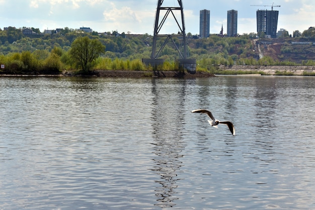 Cable car across the Volga River