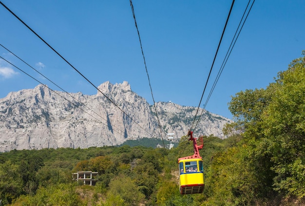 The cable car in Crimea AiPetri