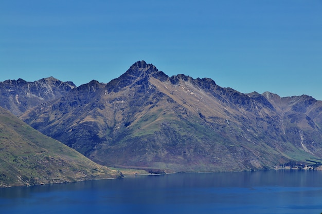 Cable car in Queenstown, New Zealand