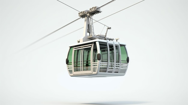 A cable car that is used to transport people