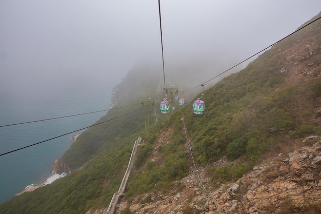 Cable Car way to mountains