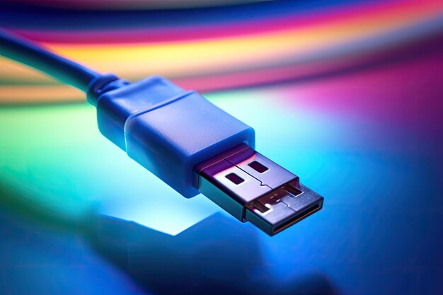 스포트라이트의 케이블 연결은 LightningFast에 대한 애플 USB 케이블의 우수성을 드러 ⁇ 니다.