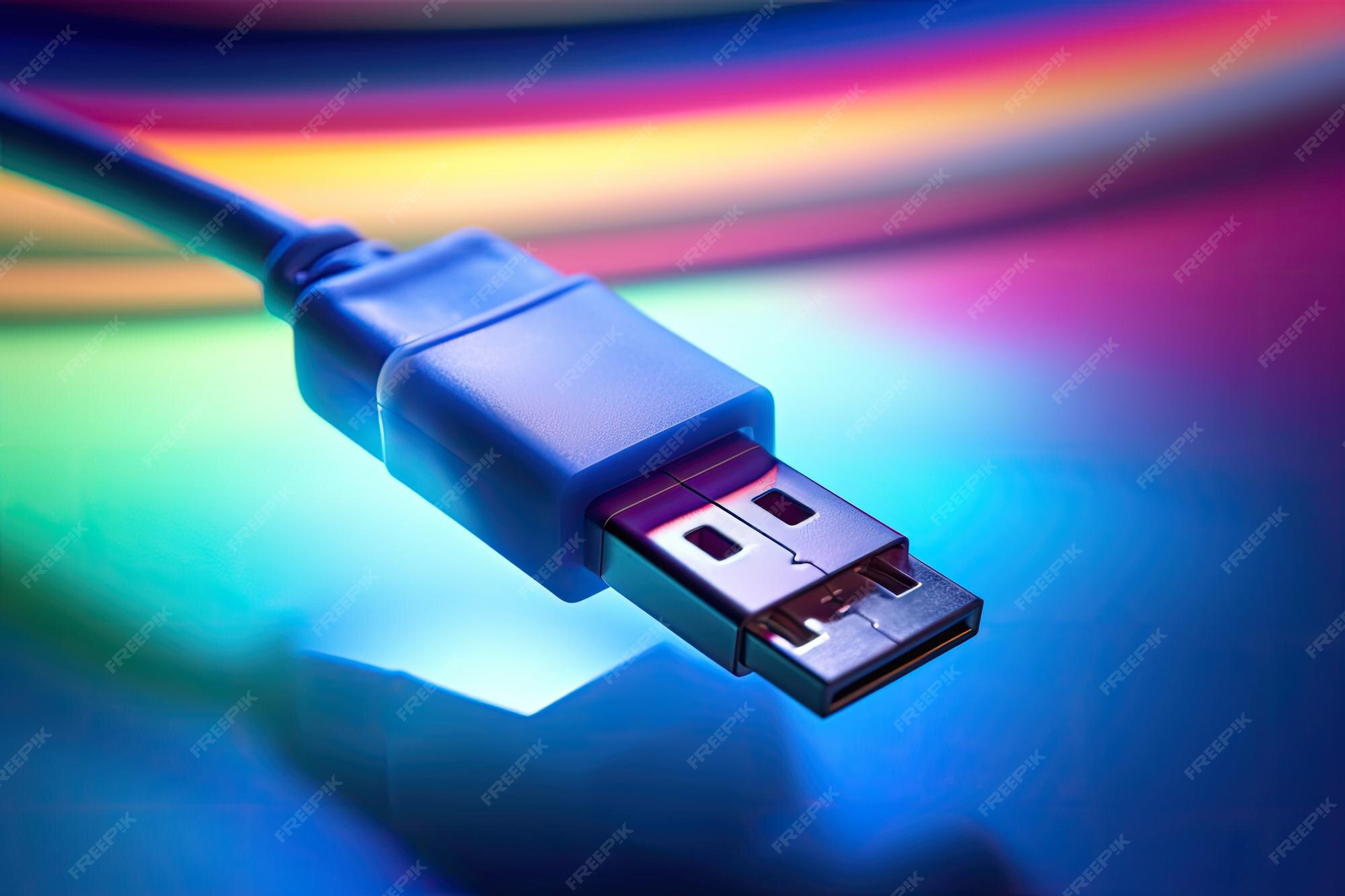 Premium AI Image | Cable Connection in the Spotlight Unveiling the 