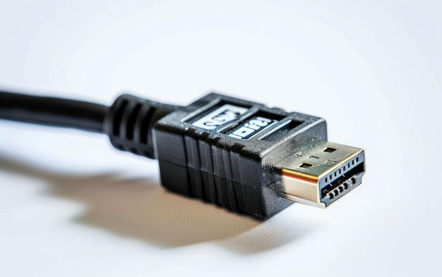 Кабель Ethernet с соединителем RJ45 Sobre Fondo Blanco