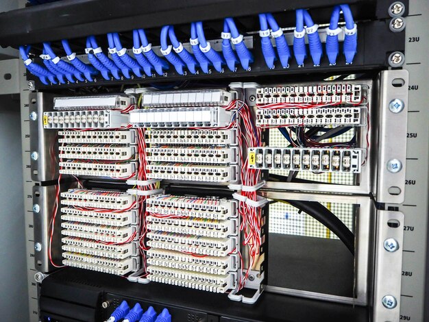 Photo cables in machinery