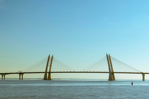 Cablestayed bridge across the bay western highspeed diameter