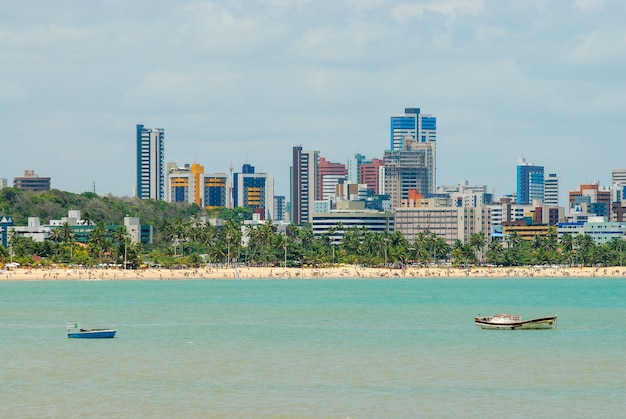 Cabo branco strand joao pessoa paraiba brazilië