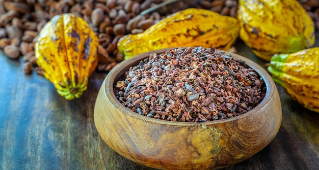 Cacao nibs are cocoa beans