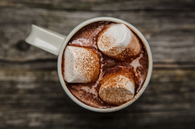 Cacaodrank met marshmallows