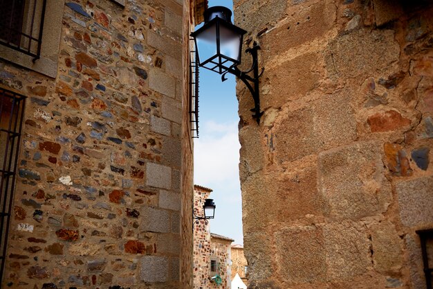 Caceres monumental city in Extremadura