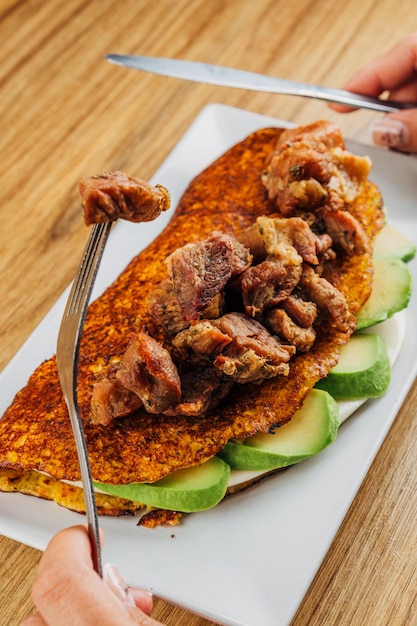 Cachapas Venezuelan gastronomy