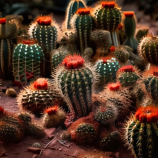 cacti on display in a cactus shop