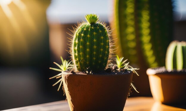 写真 カクタスは夏にく