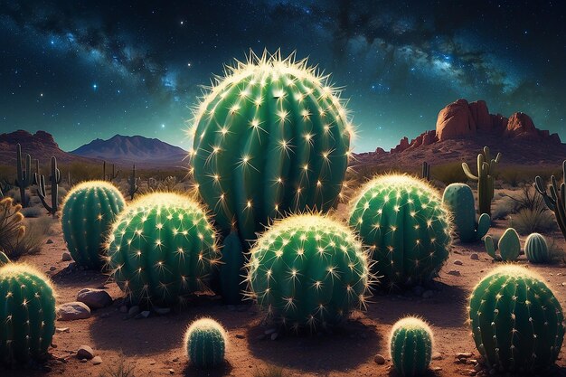 Foto cactus constellation (cactus sterrenbeeld)