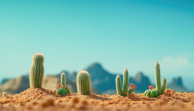 Cactus in de Mexicaanse woestijn