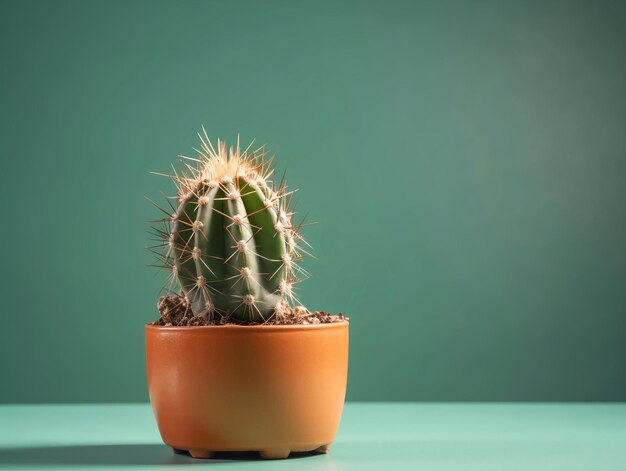 Cactus in een vaas geïsoleerde Cinco de Mayo-vakantieachtergrond met Mexicaanse cactus