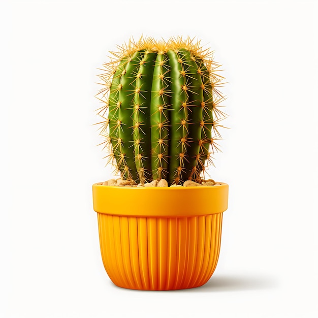 Cactus plant isolated on white background