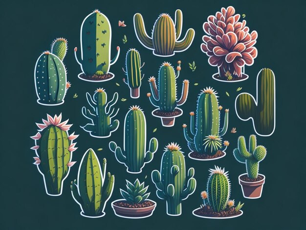 Photo cactus png pack