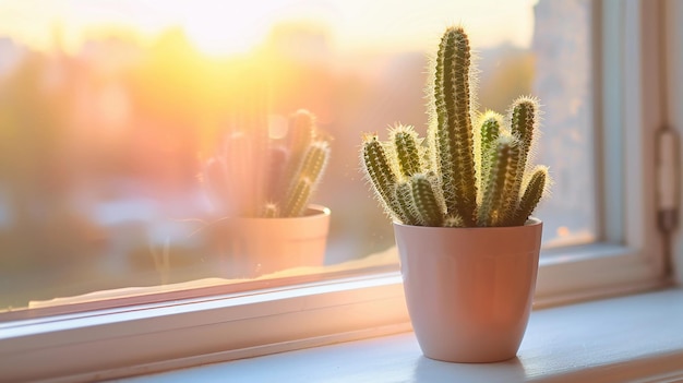 Cactus on the window