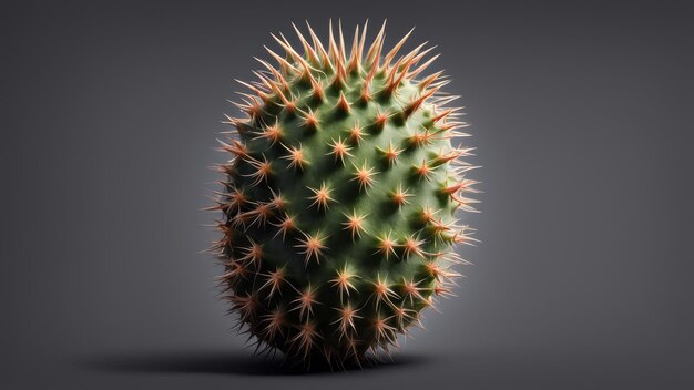 a cactus with a dark background that says cactus