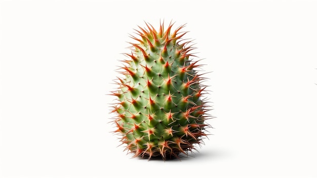 a cactus with a white background