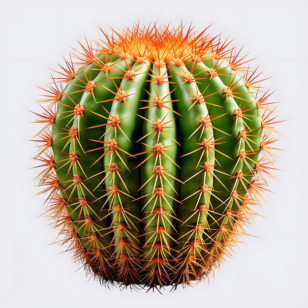 Cactusplant geïsoleerd op witte achtergrond