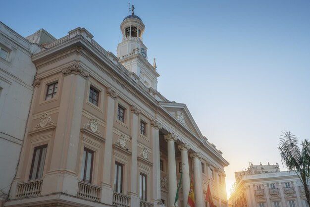 Photo cadiz city hall cadiz andalusia spain