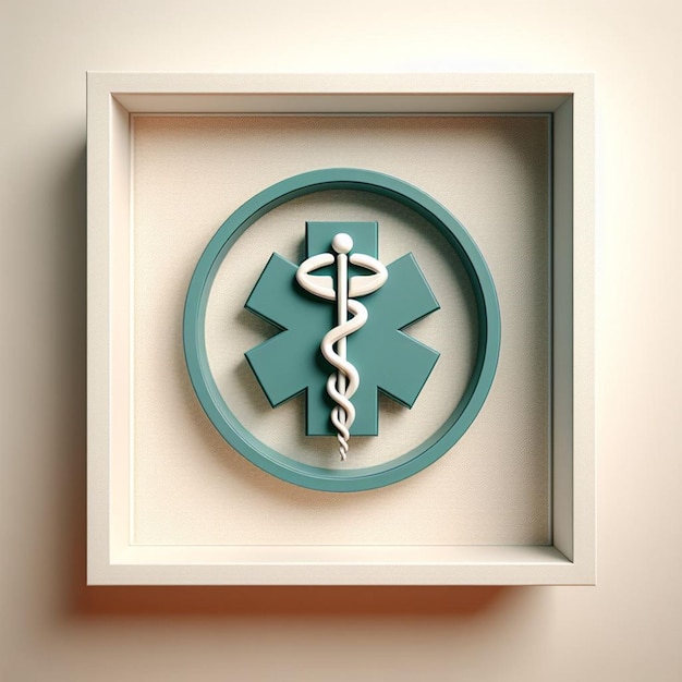 Caduceus symbol and icon for International Doctors Day