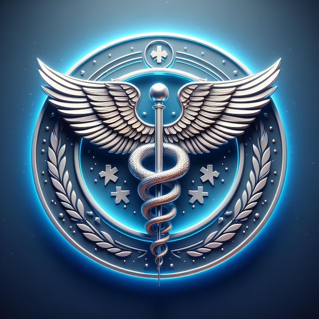 Caduceus symbol and icon for International Doctors Day