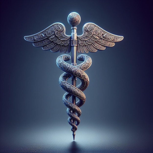 Caduceus symbol and icon for International Doctors Day