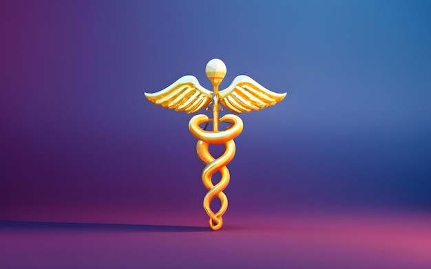 Photo caduceus symbol