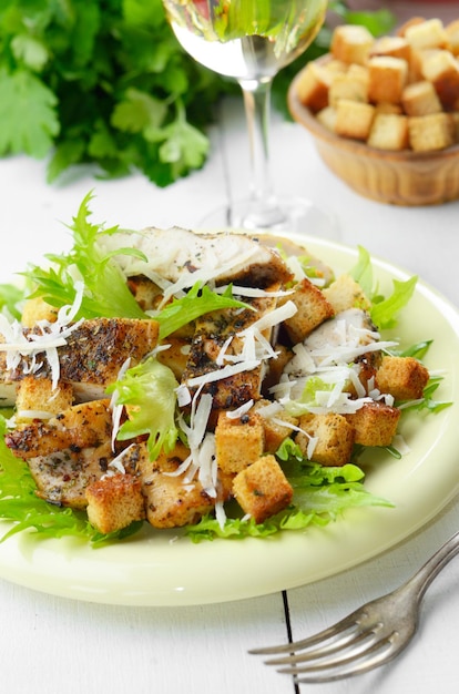 Caesar chicken salad