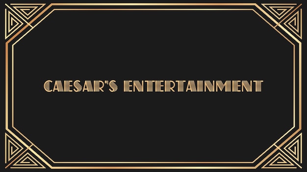 Caesar's Entertainment Jazz Gouden tekst