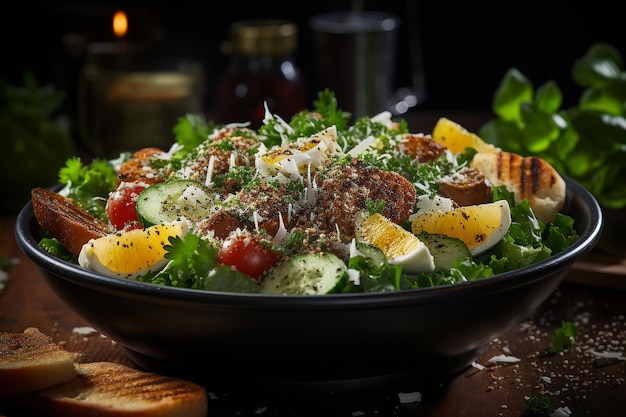 Caesar Salad for a Fitness Diet