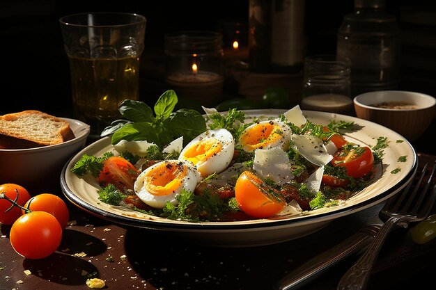 Caesar salade voor een gezonde snack