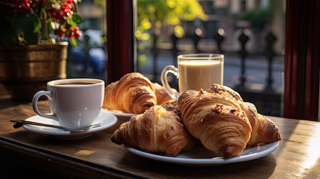 Cafe in Paris Scene