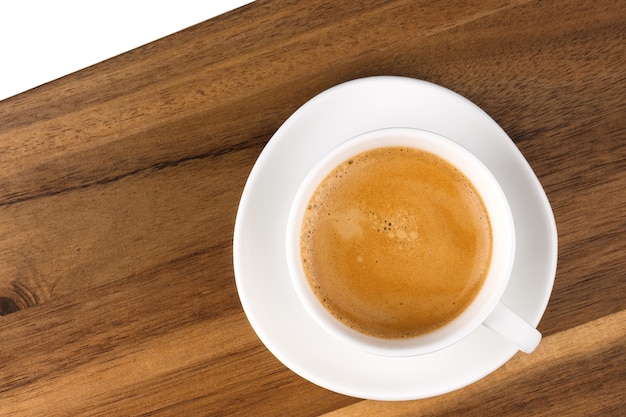 caffee cup on a blue background