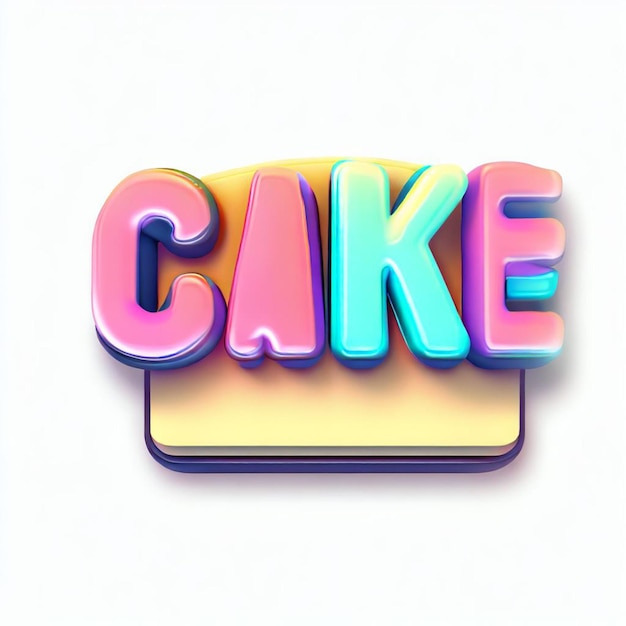 Cake 3d-teksteffect