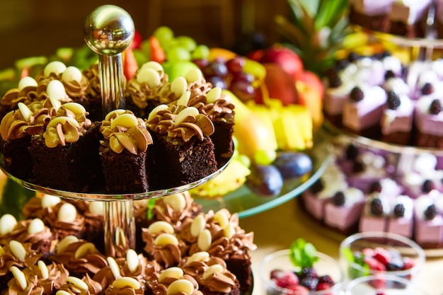 Cake buffet for a birthday party