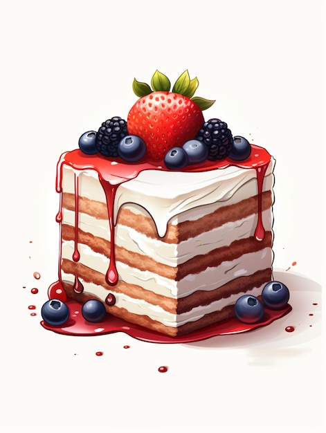 cake illustratie