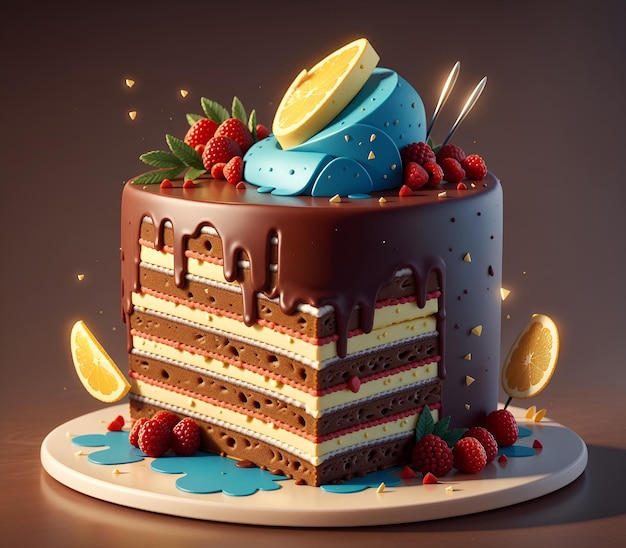 cake illustratie