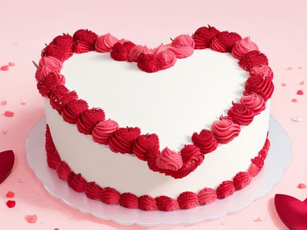 Cake on valentines for couple