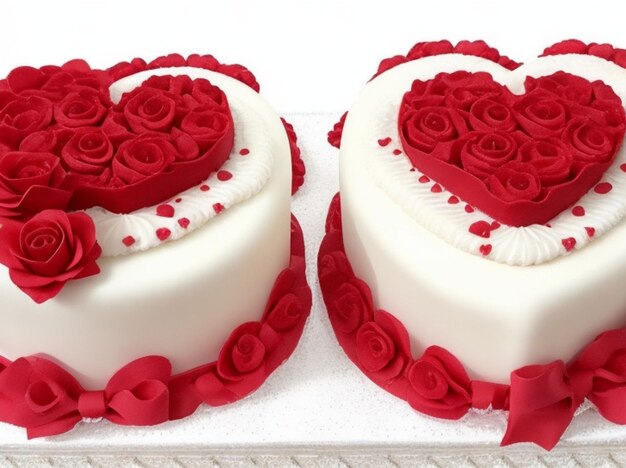 Cake on valentines for couple