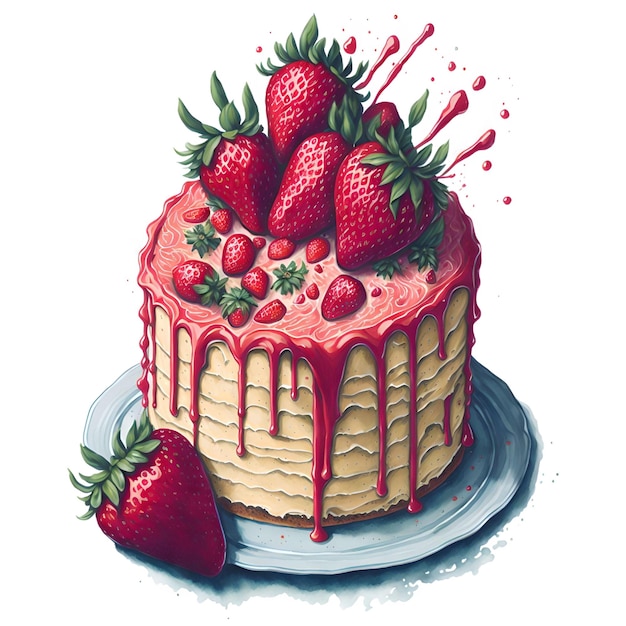 cake vector illusion