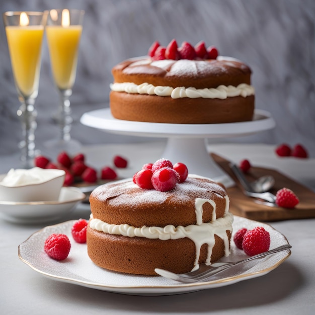 Cake with Berries