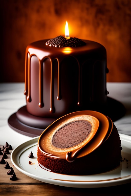 초콜릿 케이크 케이크