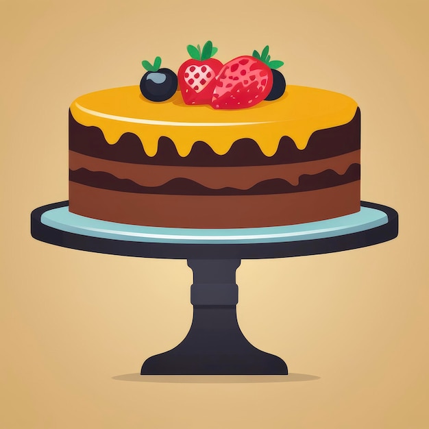 cakes logo vector icon clip art illustration 2d