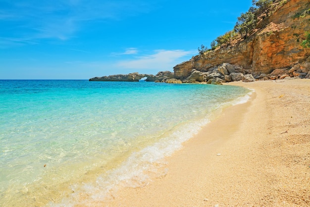 Cala Biriola on a clear day Sardinia