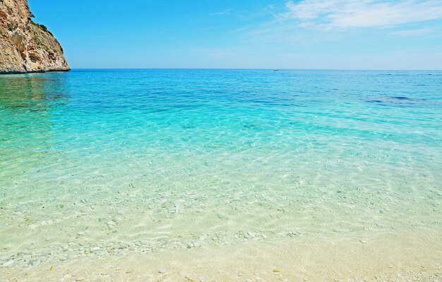 Cala biriola water on a clear day