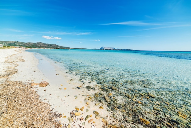 Cala d'Ambra on a clear day Sardinia